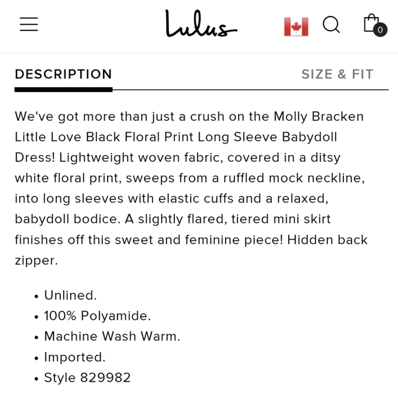 Molly Bracken Black Floral tiered Babydoll Dress - Picture 6 of 12